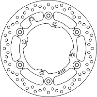 Brembo Oro 78b40814 Flytende Bremseskive