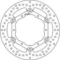 Brembo Oro 78b40813 Flytende Bremseskive