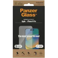 PanzerGlass iPhone 14 Pro Ultra-Wide Fit EasyAligner Skjermbeskytter - Svart Kant