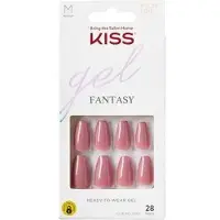 KiSS Gel Fantasy Kunstige Negler - Letter To U (størrelse M) 28stk.