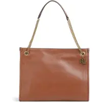 Ralph Lauren for woman. 431969352001 Brown grained leather Bradley tote bag (OSFA), Casual