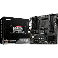 MSI B550M PRO-VDH WIFI - Hovedkort - micro ATX - Socket AM4 - AMD B550 Chipset - USB-C Gen1, USB 3.2 Gen 1 - Bluetooth, Gigabit LAN, Wi-Fi - innbygd grafikk (CPU kreves) - HD-lyd (8-kanalers)