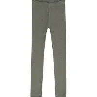 Name it Leggings - Noos - Rib - NbnKab - Dusty Olive - - 3 år (98) - Leggings
