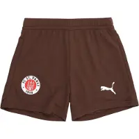 Puma FC St. Pauli 25/26 Shorts Youth, Clothing, Espresso Brown/White, 4-5Y