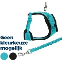 Trixie Mesh Y-Harness with Lead 39-60 cm/10 mm assorted colours