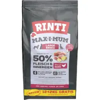 Rinti 2 kg gratis! 14 kg Max-I-Mum Large Breed - Kylling