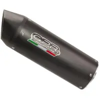 Gpr Exhaust Systems Furore Nero Hyosung Comet 650 Gt-r 04-16 Boltet Homologert Lyddemper