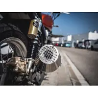 Gpr Exhaust Systems Ultracone Inox Cafè Racer Silencer Without Link Pipe Bonneville T120 16-19 Homologert Lyddemper