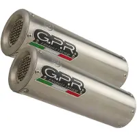 Gpr Exclusive M3 Natural Titanium 996/s/sps 98-01 Godkjent Slip-on Lyddemper Med Koblingsrør