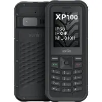 Sonim XP100 4G svart, utendørs mobiltelefon, funksjonstelefon