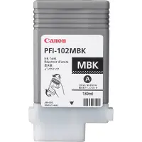 Canon PFI-102 MBK - 130 ml - matt svart - original - blekkbeholder - for imagePROGRAF iPF510, iPF610, iPF650, iPF655, iPF750, iPF755, iPF760, iPF765, LP17, LP24