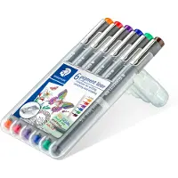 Staedtler Fineliner pigment lin. 0.5mm 6 col.