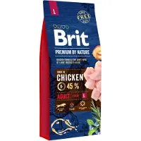 Brit Premium Brit 8595602526468, Voksen, Maxi (26 - 44 kg), Kylling, 15 kg