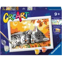 Ravensburger CreArt Malingssett - Autumn Kitties - - OneSize - Kreativt leker