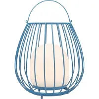 Nordlux LED-bordlampe Jim To-Go, utendørs, blå