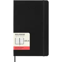 Moleskine Kalender 18M 25/26 Classic Hard Daily Large Svart Moleskine