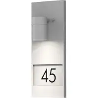 Konstsmide Modena 7655 husnummer lys, grå