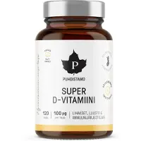 Puhdistamo Rensing Super Vitamin D 100 ug, 120 kapsler