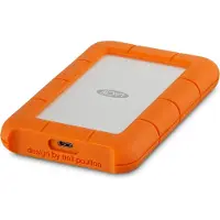 LaCie Rugged USB-C - Ekstern Harddisk - 2TB - Oransje