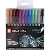 Sakura 12 Gelly Rolls Metallic penner