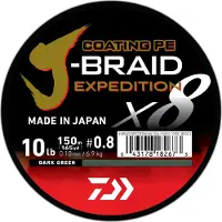 Daiwa J´braid Exp X8 150 M Flettet Fiskesnøre