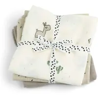Done by Deer Stoffklutene - 3-pack - 70x70 cm - Tulipan Sand - - OneSize - Gulpeklut