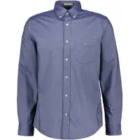 Gant for man. 3000200 Regular Fit Oxford Shirt blue (3XL), Casual, Cotton, Classic, Long sleeve