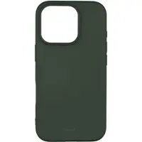 Onsala Collection Mobildeksel silikoneffekt MagSeries oliven – iPhone 16 Pro