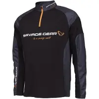 Savage Gear Tournament Gear Halv Glidelås Genser