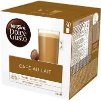 Dolce Gusto Café Au Lait, Kaffe kapsyl, Cafe au lait, Dolce Gusto, 30 kopper, Flerfarget,