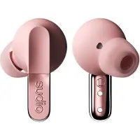 Sudio N3 Pro true wireless in-ear-hodetelefoner / ørepropper med ANC, Bluetooth 5.4 og ladeetui – Rosa