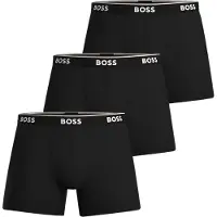 BOSS Boksershorts Power 3-Pack 001 Svart Størrelse