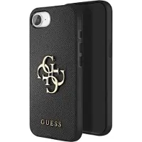 GUESS Pu Grained 4g Metal Logo Iphone 16e Telefondeksel