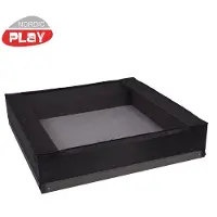 Nordic Play Sandbox meshcover 150x150x20 cm black