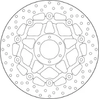 Brembo Oro 78b408a3 Flytende Bremseskive