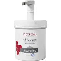 Decubal Hudcreme, Clinic, 1000 ml, uden farve og parfume - (6 stk.)