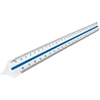 Maped Målestok , 6 måleskalaer (1:20 - 1:125), 30 cm