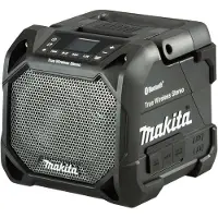 Makita DMR203B Darbinis akumuliatorinis „bluetooth“ grotuvas 12V MAX- 18V, LCD, Juodas, True wireless stereo