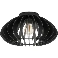 Eglo COSSANO 3 LOFT E27 Ø450 SORT/TRÆ