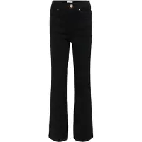 Kids Only Jeans - KogJuicy Wide - Noos - Black Denim - - 10 år (140) - Jeans