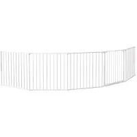 SPD Kjæledyr Flex XXL hundegrind, hvit, 278-350 cm