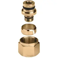 Viega klemforskruningCombi PB 15 x 2,5 mm rødgods