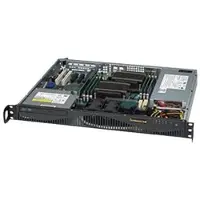 Supermicro SC512 F-350B1 - Kabinett - Server (Rack) - Svart