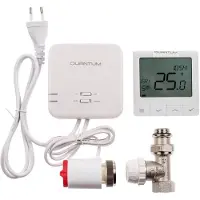 SALUS Controls opparret gulvvarmesæt 1 zone med Quantum termostat