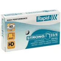 Rapid Strong - Stifter - 23/8 - 8 mm - galvanisert stål - pakke av 1000 - for Fashion HD110