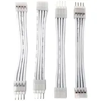 Light Solutions Cable for Philips Hue Gradient LightStrip - 5cm - White - 4 pcs