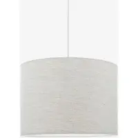 PR Home hengelampe Sara, lys beige, Ø 35 cm, lintekstil