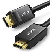 UGREEN unidirectional DisplayPort to HDMI Cable 4K 30Hz 32 AWG 1.5m Black (DP101 10239)