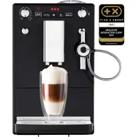 Melitta CAFFEO SOLO & Perfect Milk - Automatisk kaffemaskin med melkeskummer - 15 bar - svart