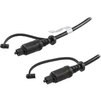 Deltaco Digital fiberkabel audio, Toslink-Toslink, 2m